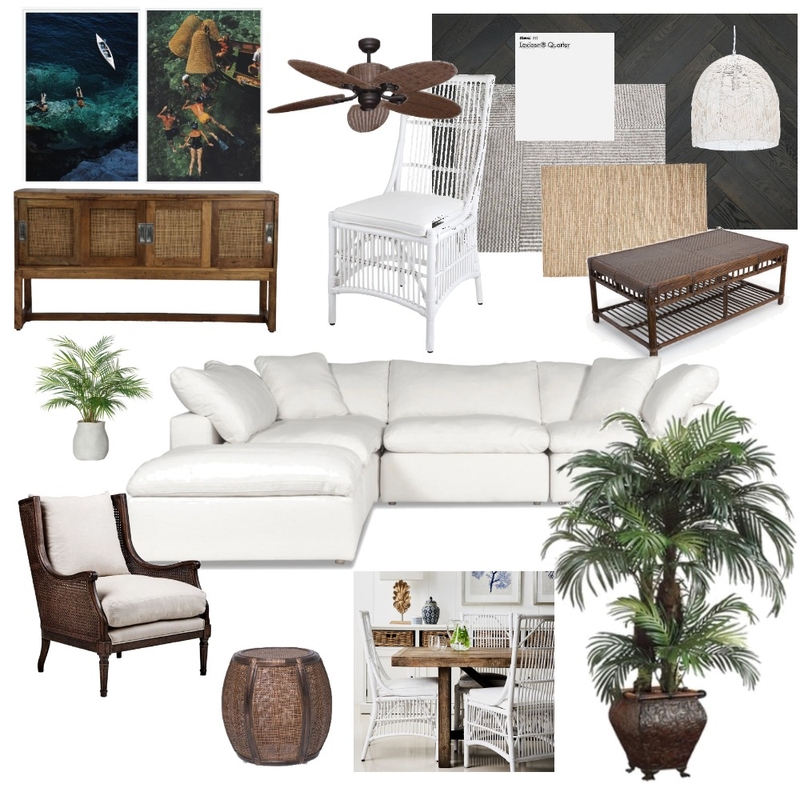 Modern British Colonial Mood Board by SaschaMichelle on Style Sourcebook