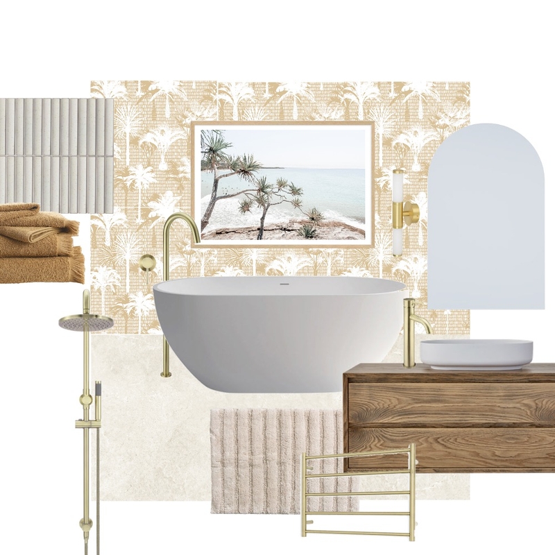 Byron Inspired Bathroom Mood Board by The Blue Space on Style Sourcebook