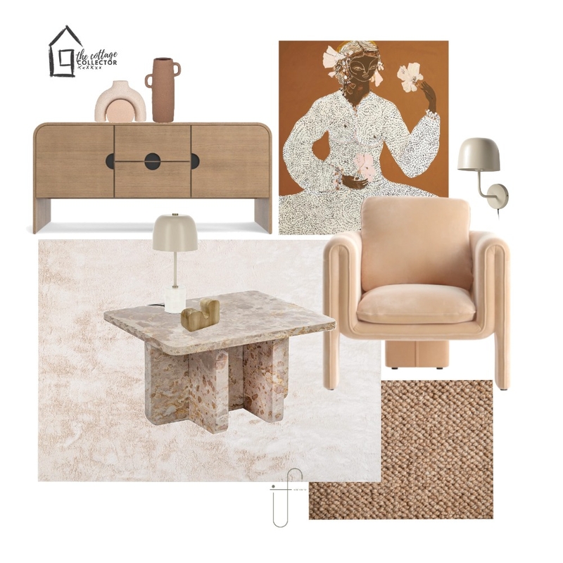 Curve Appeal Mood Board by The Cottage Collector on Style Sourcebook