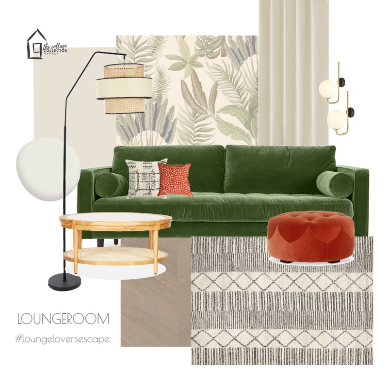 Lounge Lovers Escape Mood Board by The Cottage Collector on Style Sourcebook