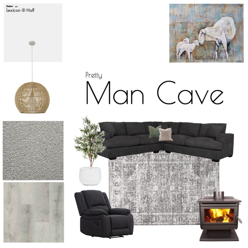 MAN CAVE Mood Board by driftspacedesign on Style Sourcebook
