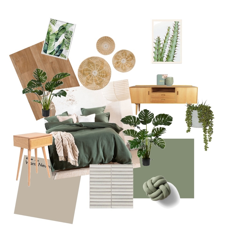 Green bedroom parent Mood Board by Br on Style Sourcebook