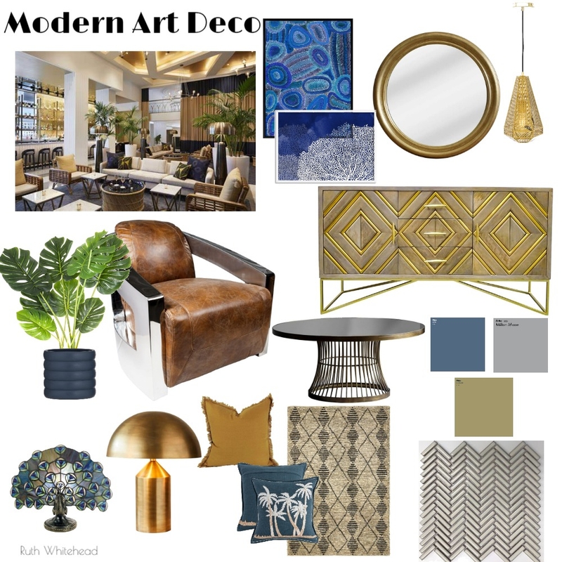 Art Deco Living Area Mood Board by ruthw22 on Style Sourcebook
