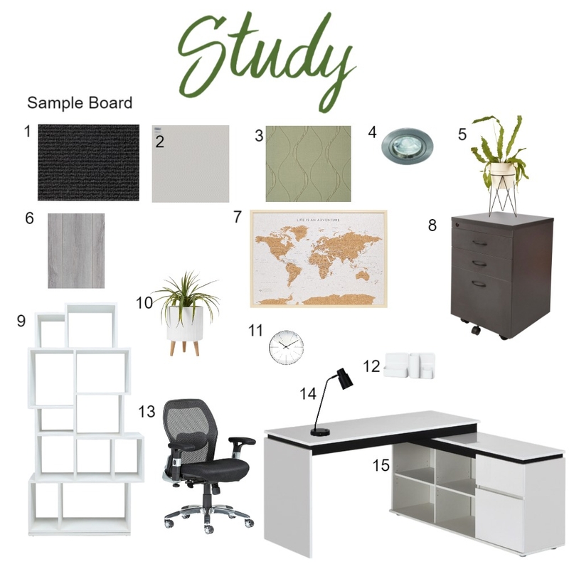 Study Sample Board Mood Board by Jana Wiese on Style Sourcebook