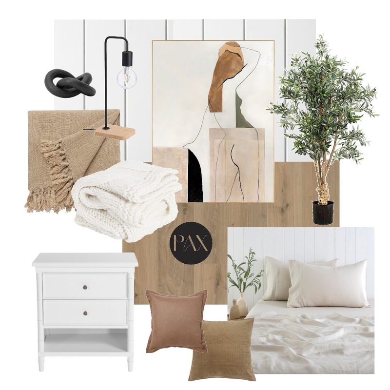 Earthy Bedroom Mood Board by PAX Interior Design on Style Sourcebook