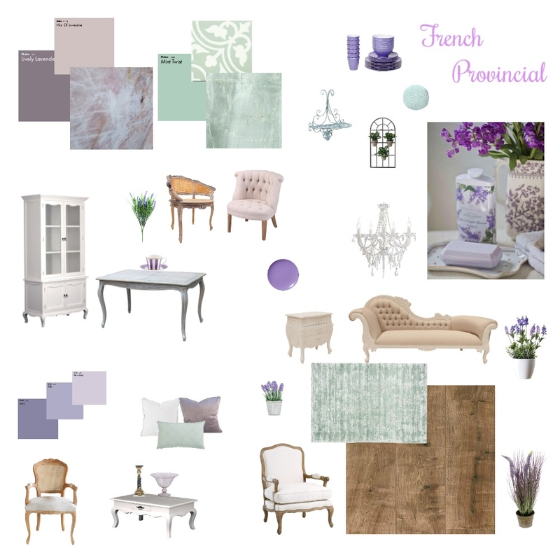 French Provincial Mood Board by Iskra on Style Sourcebook