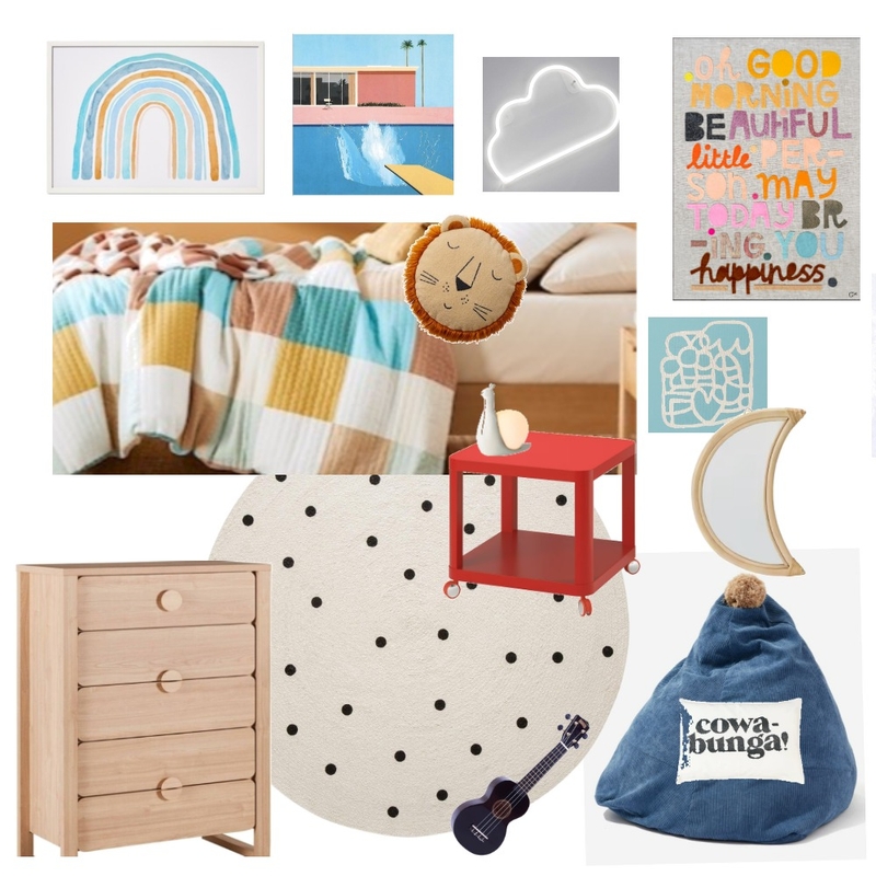 Monte's room Mood Board by emmawilson.elw@gmail.com on Style Sourcebook