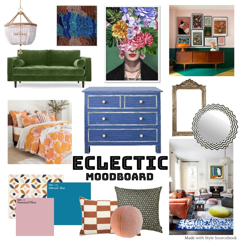 Assignment 3 - Eclectic Mood Board by jendabkim on Style Sourcebook