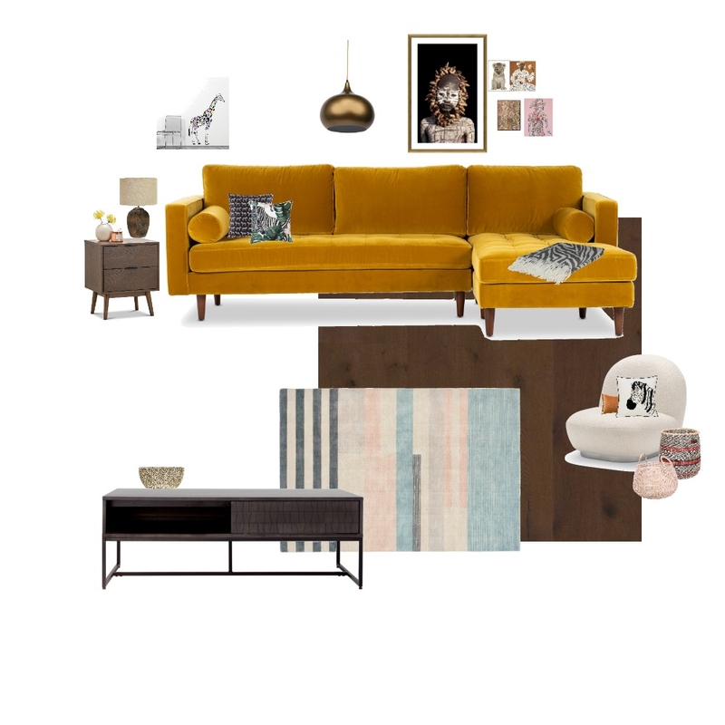 African American Living Mood Board by Retreat Interior Design on Style Sourcebook