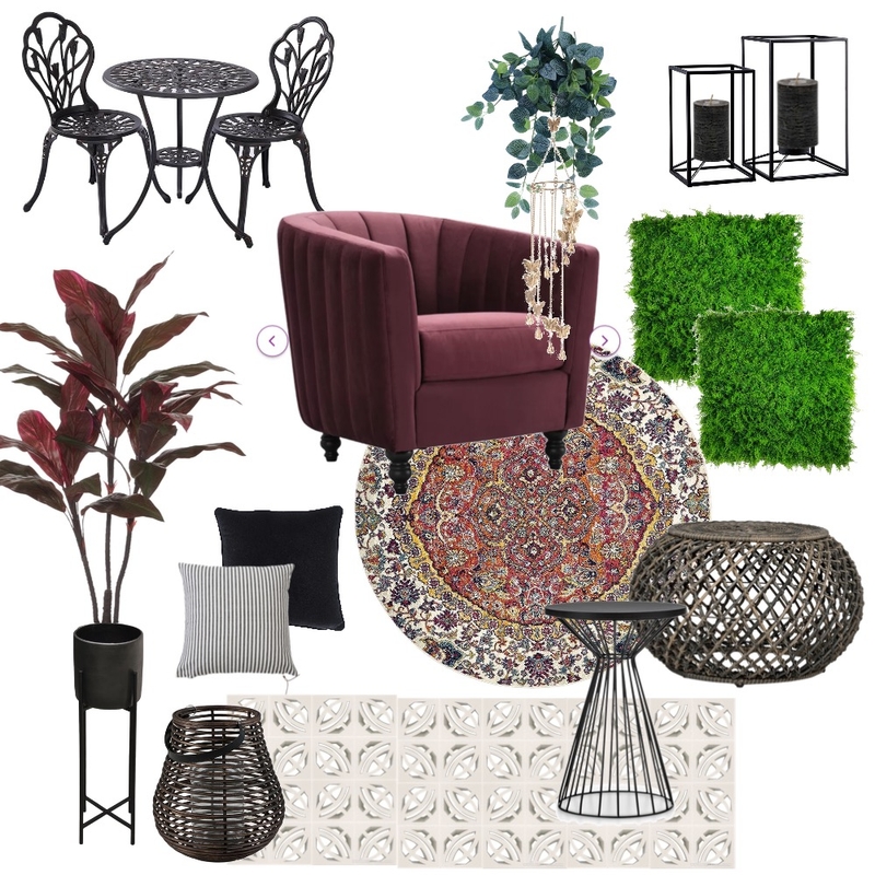 Tori’s Bruja Balcony design Mood Board by decorate with sam on Style Sourcebook