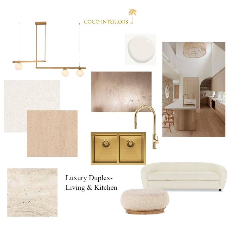 Luxury Duplex- Living & Kitchen Mood Board by Coco Interiors on Style Sourcebook