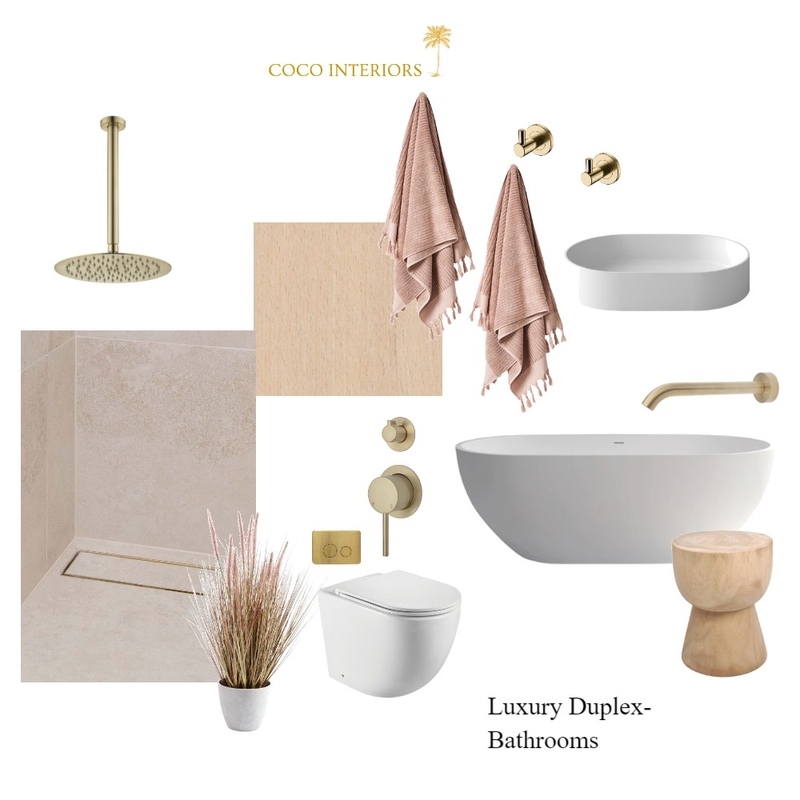 Luxury Duplex- Bathrooms Mood Board by Coco Interiors on Style Sourcebook