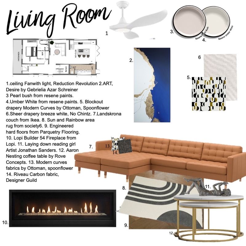 MOD9 PART A Living room #1 Mood Board by Samantha_Ane on Style Sourcebook