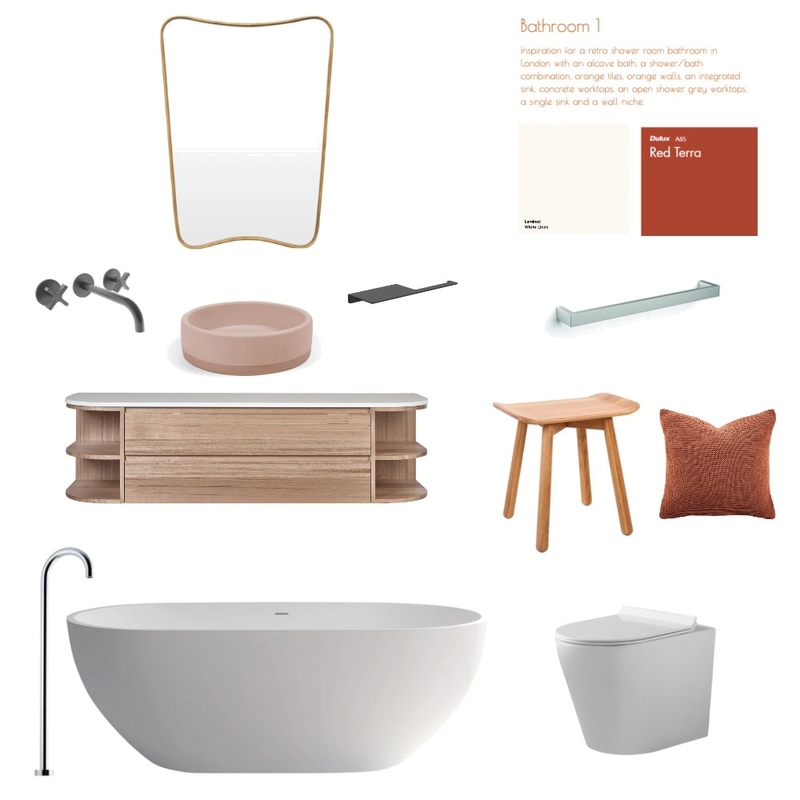 Retro Bathroom by Studio ASD Mood Board by Anand Shenoy on Style Sourcebook