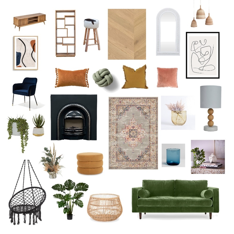 Eclectic Mood Board by Caiti on Style Sourcebook