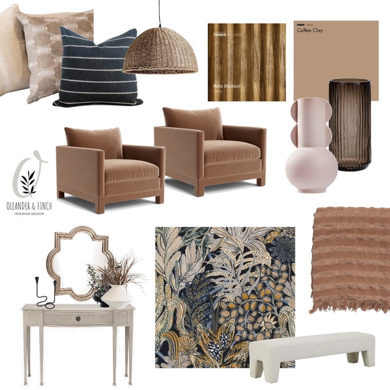 M&G living room concept Mood Board by Oleander & Finch Interiors on Style Sourcebook