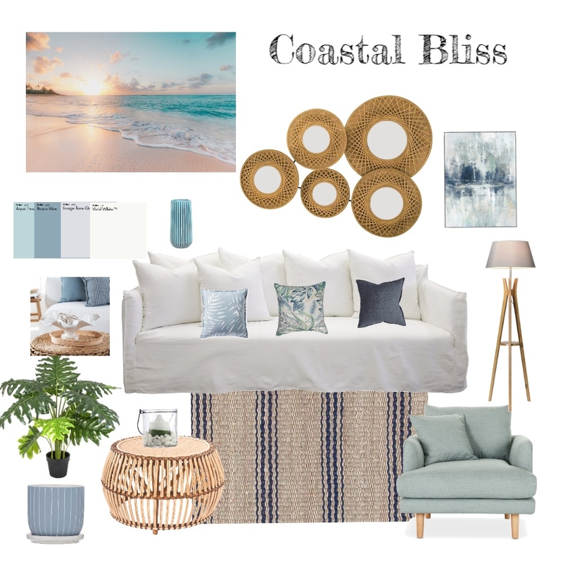 Coastal Bliss Mood Board by Anneke Brandt on Style Sourcebook