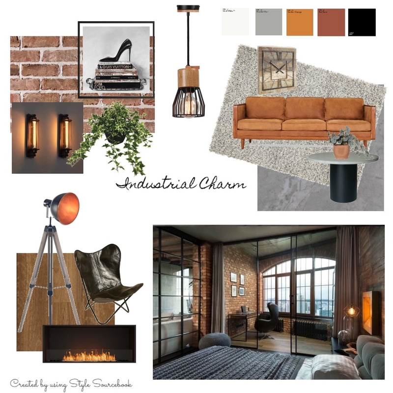Industrial Mood Board Mood Board by VDesign&Styling on Style Sourcebook