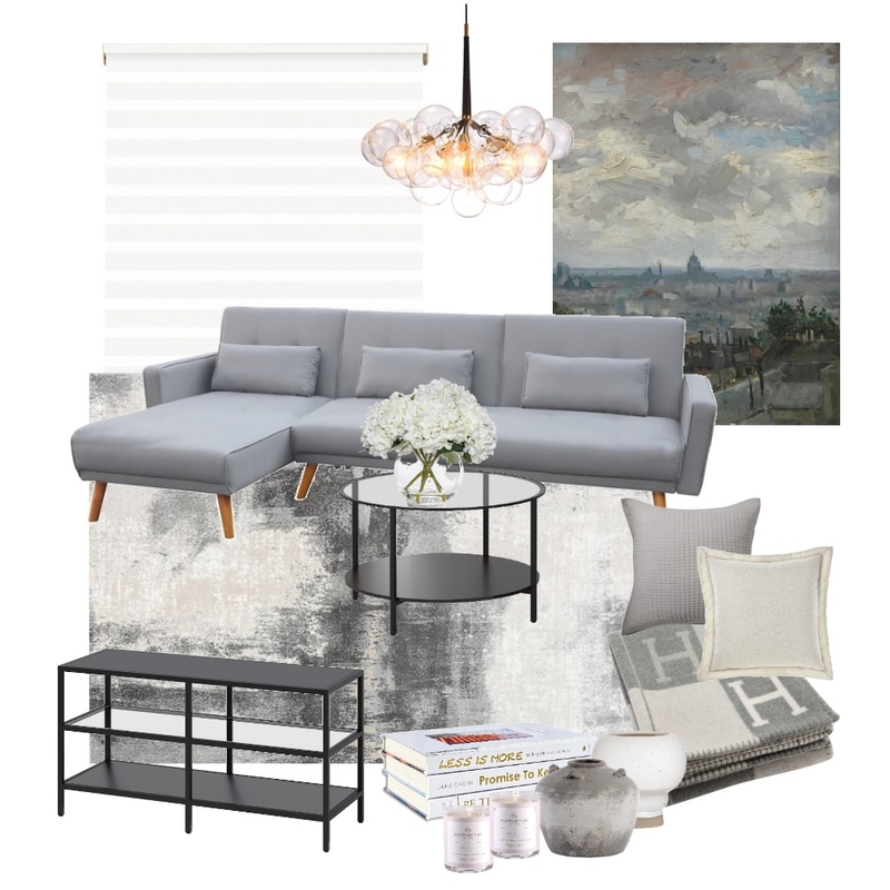 Modern Minimalist Living Room Mood Board by ALI Studio on Style Sourcebook