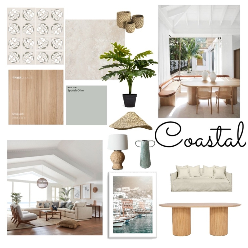 Coastal: Assignment 3 - Part A Mood Board by Karly Pollard on Style Sourcebook
