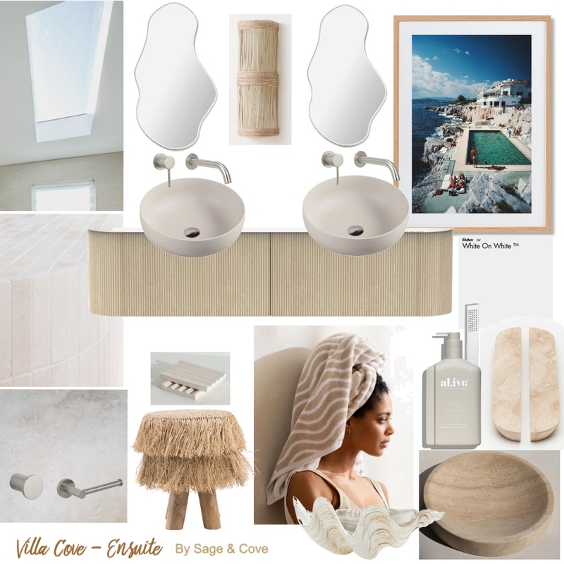 VILLA COVE - Ensuite Mood Board by Sage & Cove on Style Sourcebook