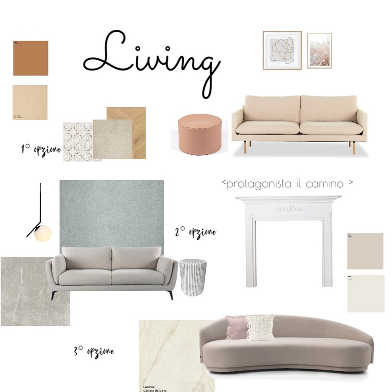 Proposta Living Mood Board by Mariagrazia Vitale on Style Sourcebook