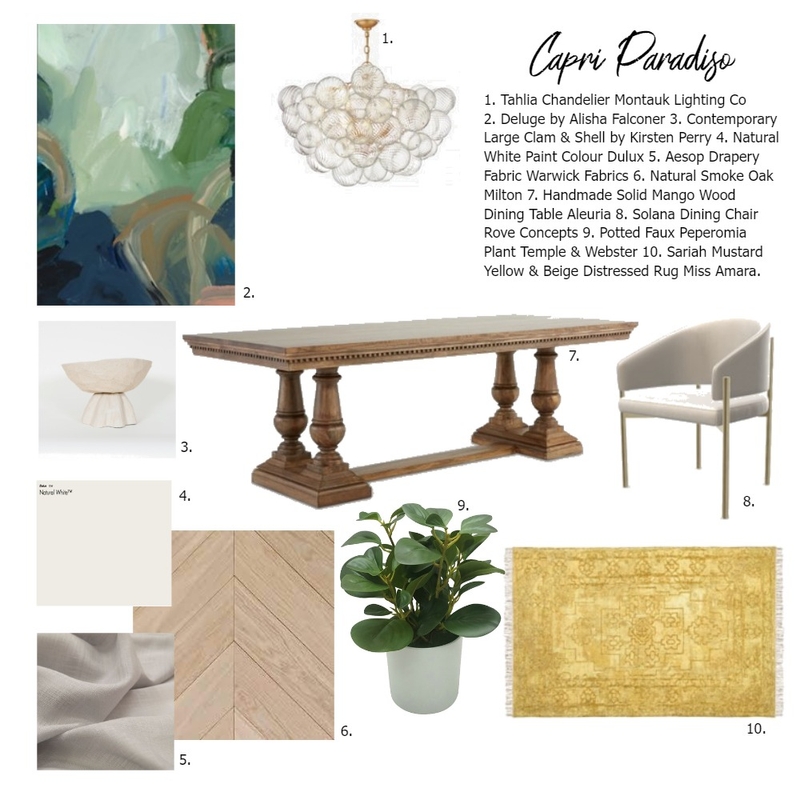 Dining Mood Board by JessicaHennessey on Style Sourcebook