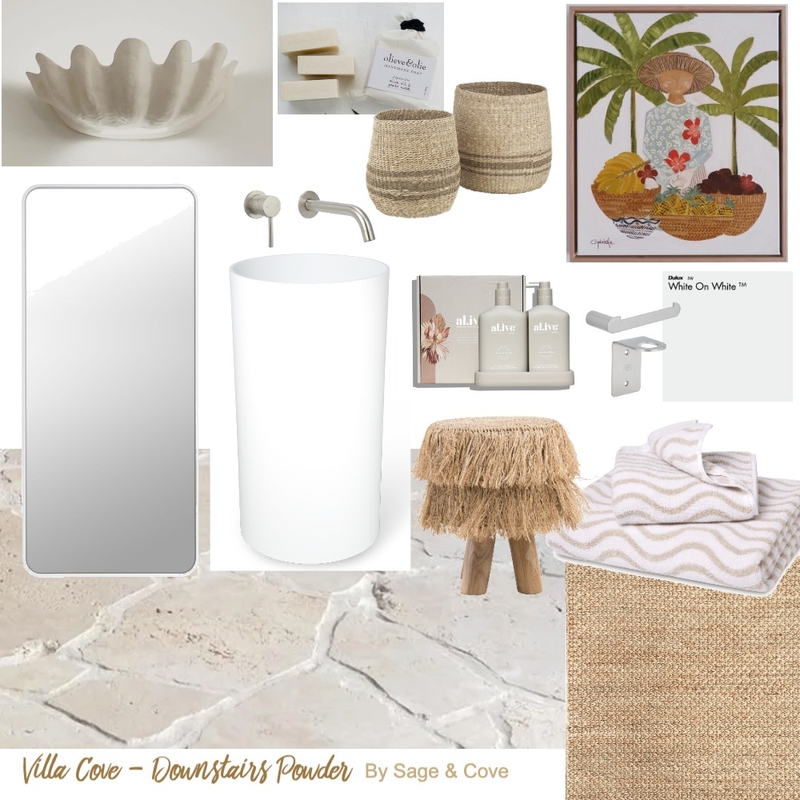 VILLA COVE - Powder Room Downstairs Mood Board by Sage & Cove on Style Sourcebook