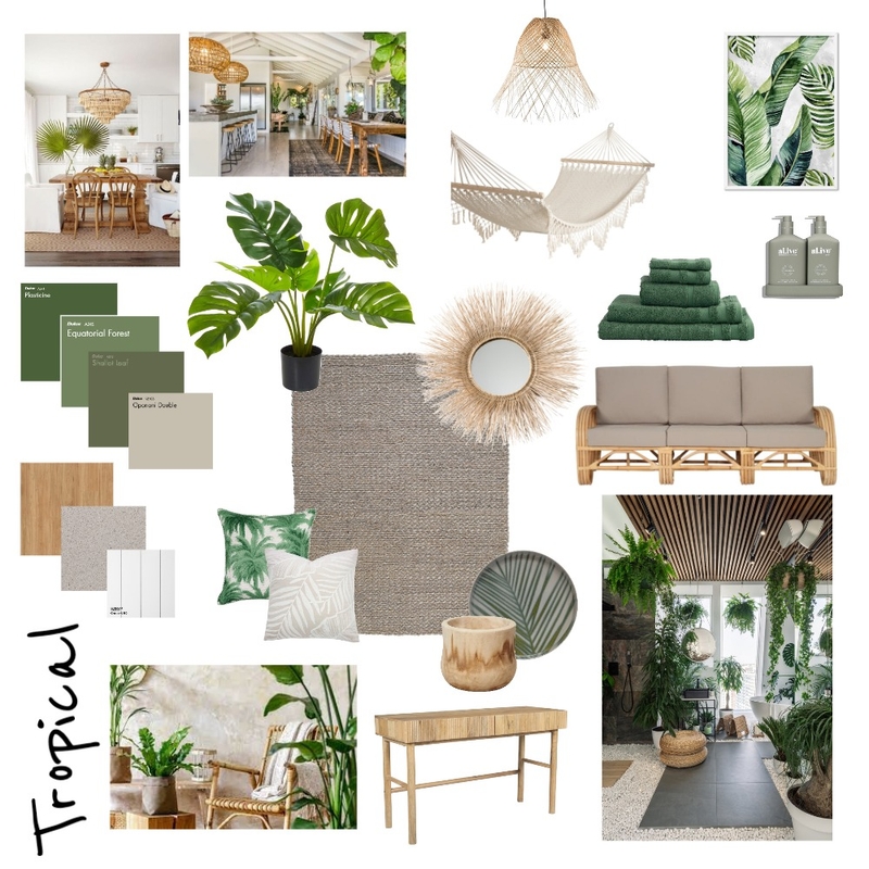 Tropical 1 Mood Board by leannejrogers on Style Sourcebook