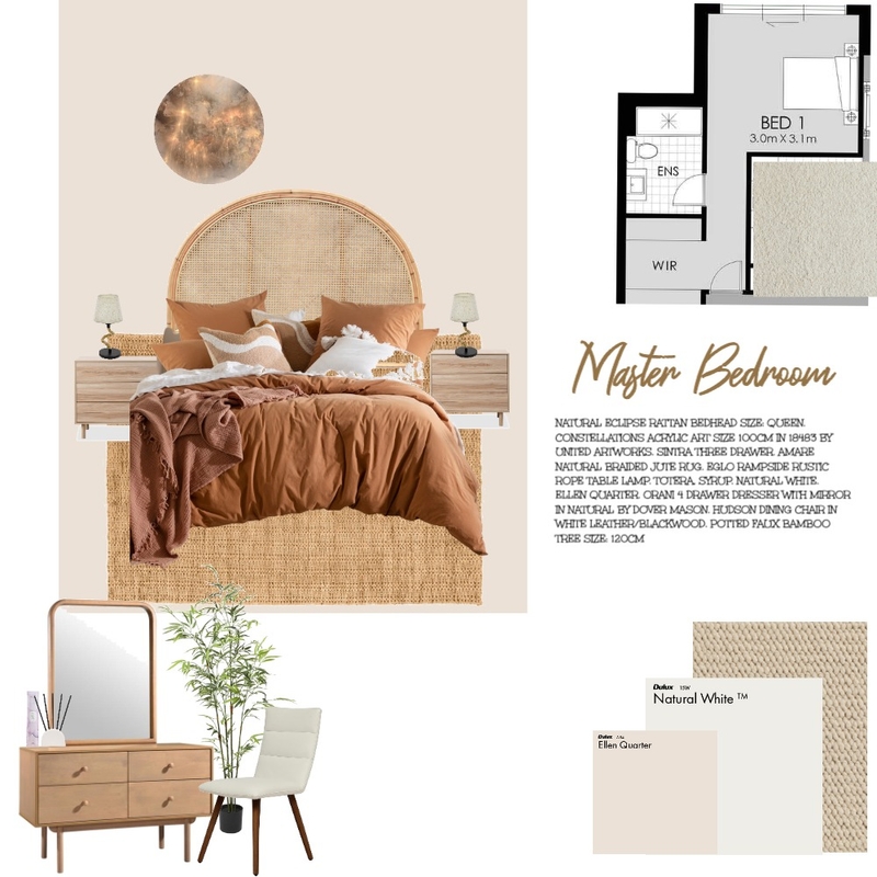 MASTER BED Mood Board by Vianney on Style Sourcebook