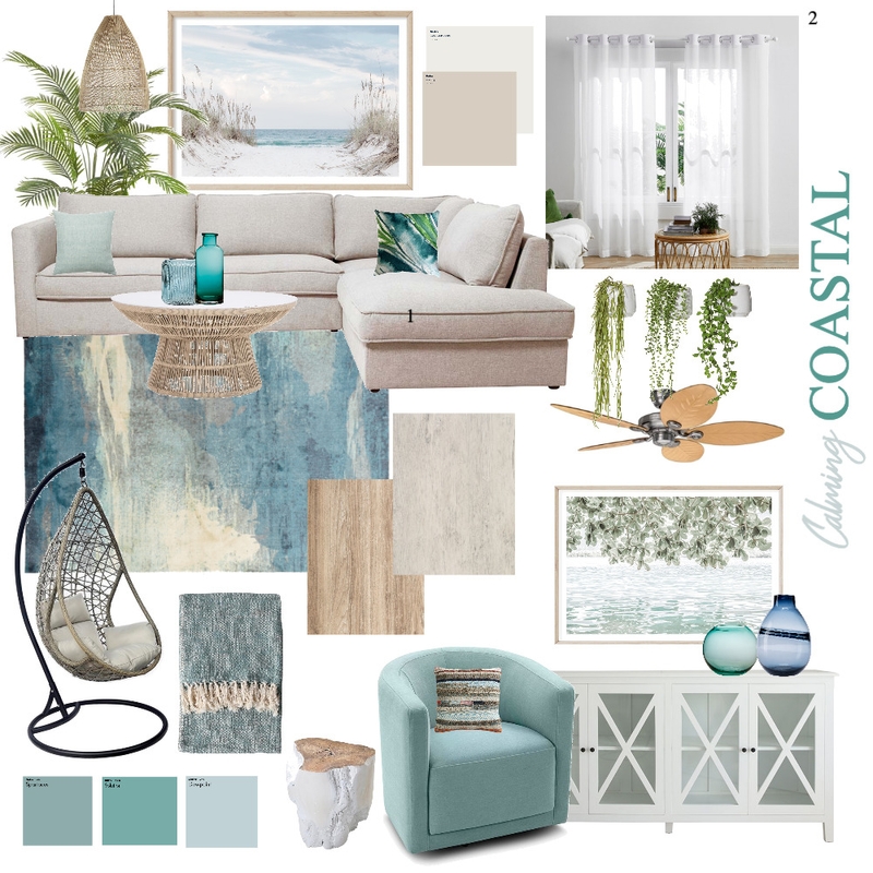 Calming Coastal Casual Mature Mood Board by ahmoody on Style Sourcebook