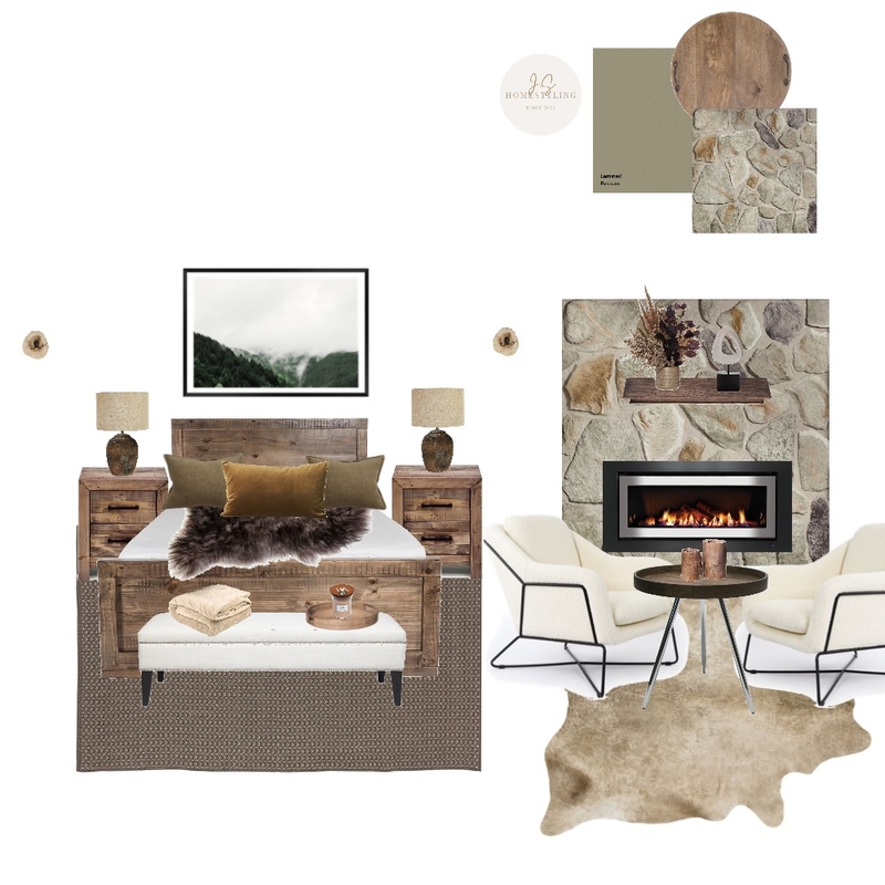 Moodboard - bedroom cabin Mood Board by J.S Homestyling on Style Sourcebook