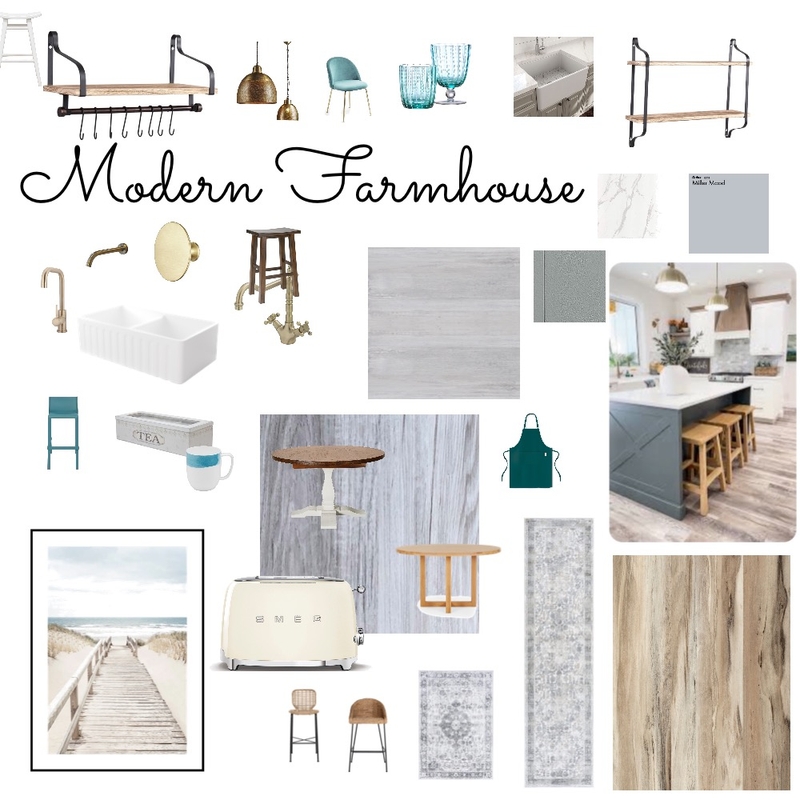Modern Farmhouse Kitchen Mood Board by Meesh5828 on Style Sourcebook
