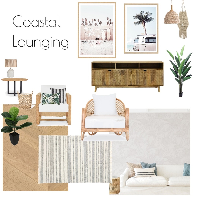 Coastal Lounging Mood Board by mciscato97@gmail.com on Style Sourcebook