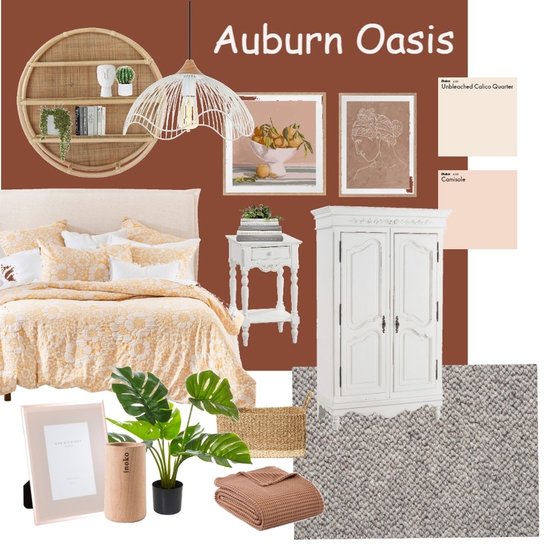 Bedroom - Auburn Oasis Mood Board by Swish Decorating on Style Sourcebook