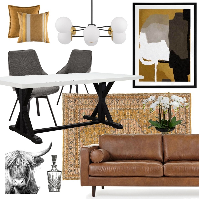 Accented Achromatic Mood Board by Rose Davidson on Style Sourcebook