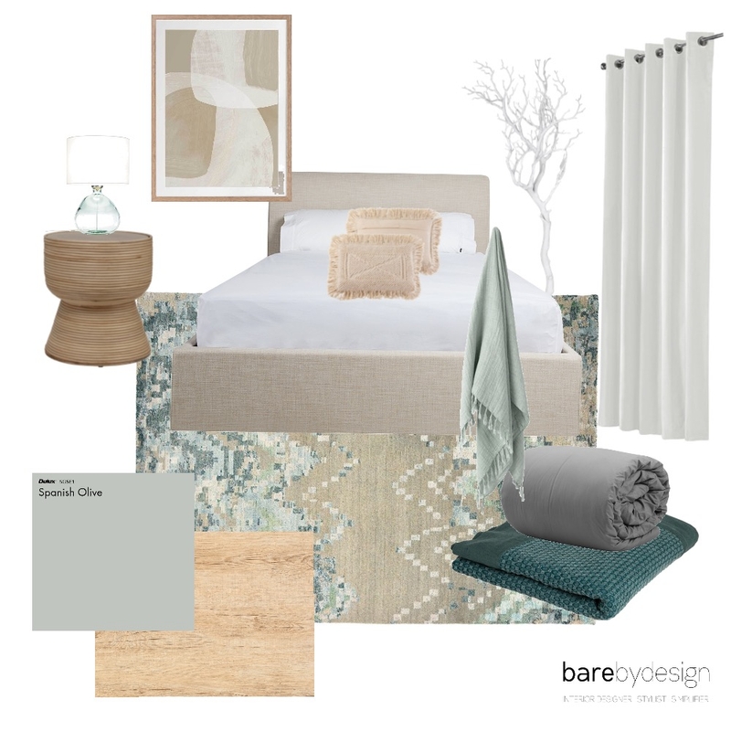 Bedroom Coastal Mood Board by Bare by Design on Style Sourcebook