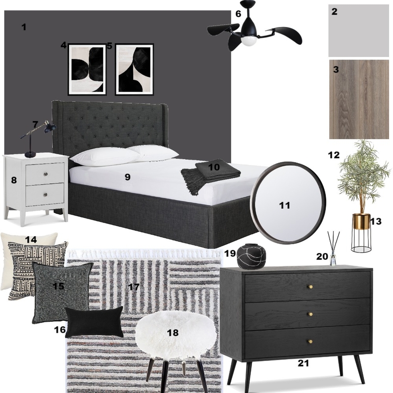 Guest bedroom 2 Mood Board by Tim Theophilus on Style Sourcebook