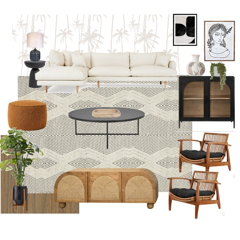 Bold Neutral Living Room Mood Board by westofhere on Style Sourcebook