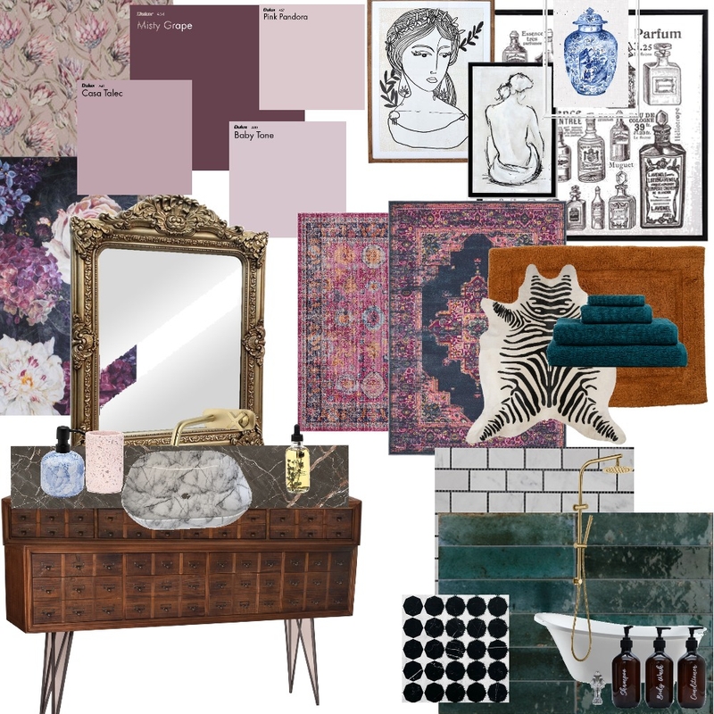 Tiny Home Bathroom Mood Board by pyxiestyx on Style Sourcebook
