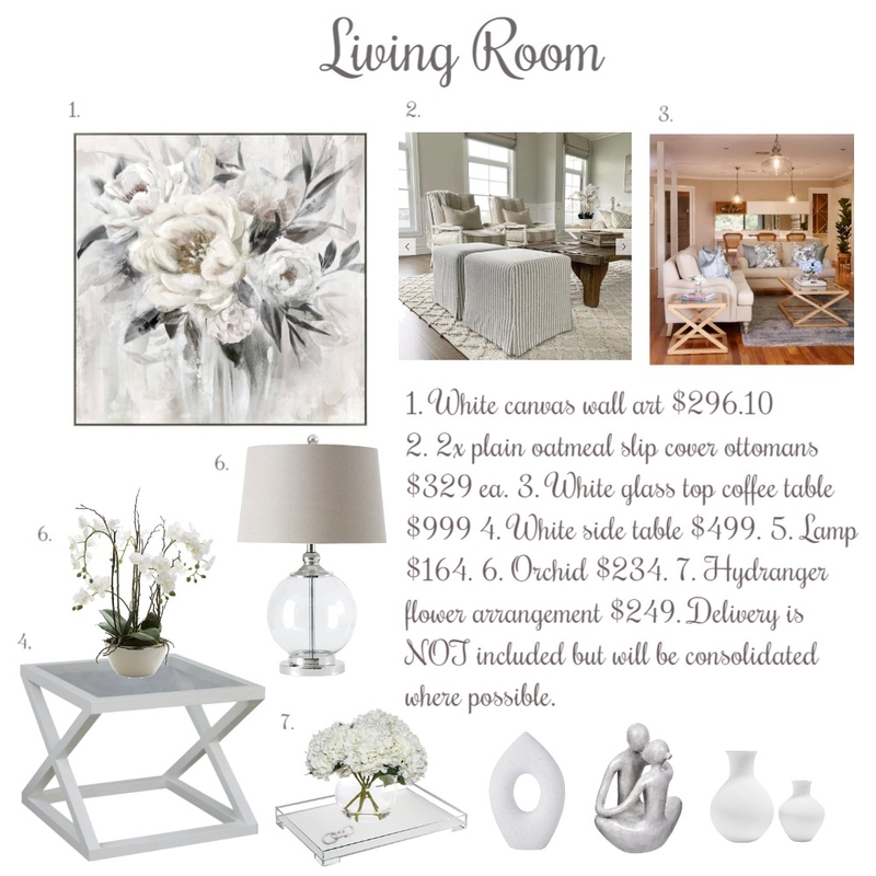Sharon Living Mood Board by Ledonna on Style Sourcebook