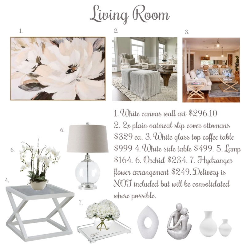 Sharon Living Mood Board by Ledonna on Style Sourcebook