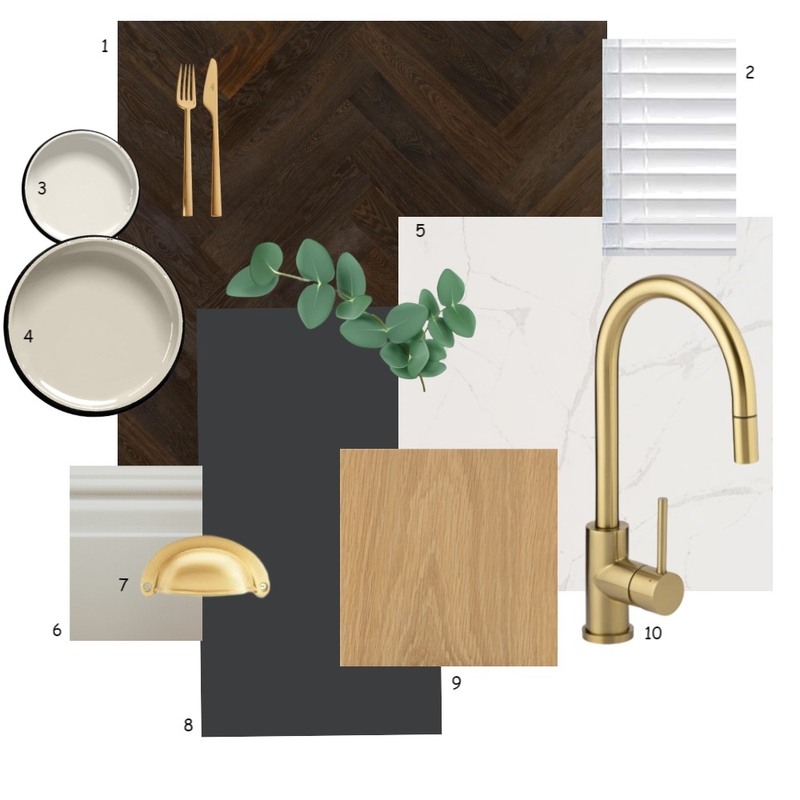 Kitchen Flat Lay Mood Board by juleslove on Style Sourcebook