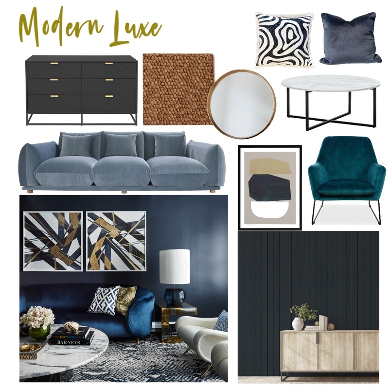 Modern Luxe Galet Sienna Mood Board by Gybe Interiors on Style Sourcebook
