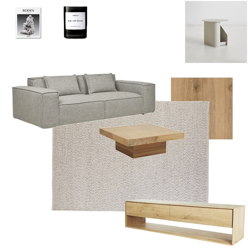 ZHANG - Living DRAFT 3 Interior Design Mood Board by Kahli Jayne Designs