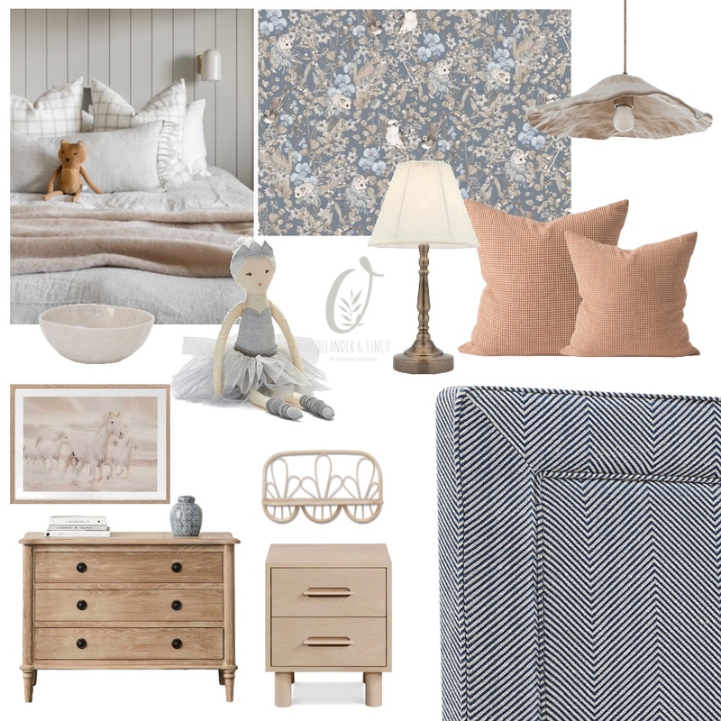 Girl Mood Board by Oleander & Finch Interiors on Style Sourcebook