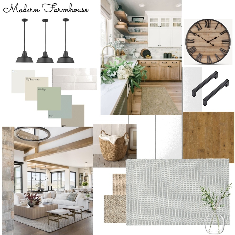 Modern Farmhouse Mood Board by almostt.home on Style Sourcebook