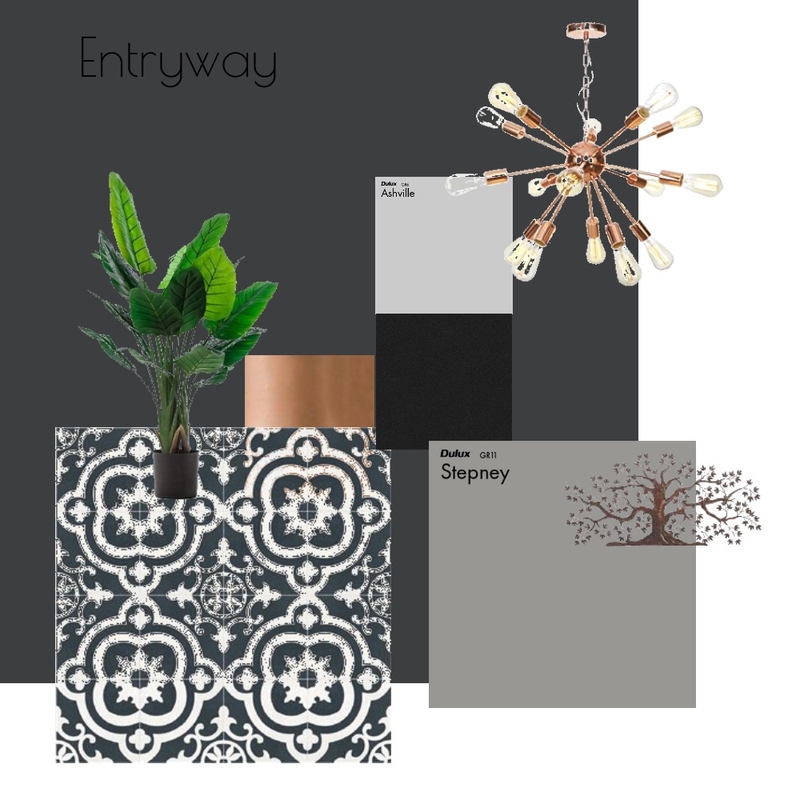 Brummelhuis entryway Mood Board by Quil Interiors and Renders on Style Sourcebook