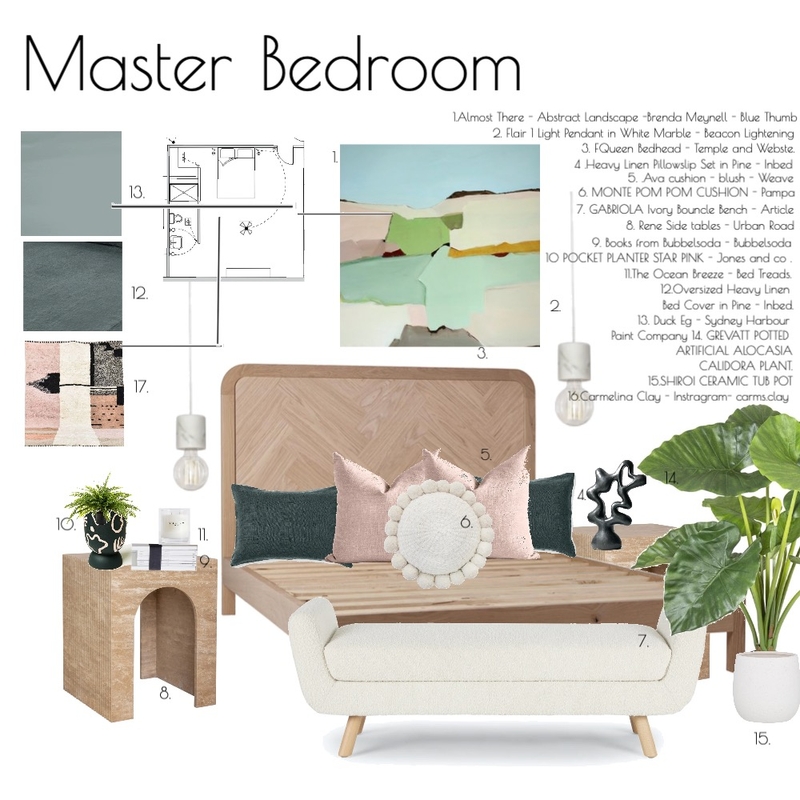 Master Bedroom Mood Board by Reedesigns on Style Sourcebook