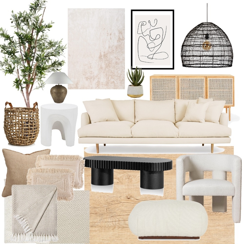 Natural Luxe Mood Board by LSG Designs on Style Sourcebook